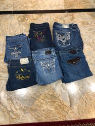 Y2K Embroidery and Flare Jeans