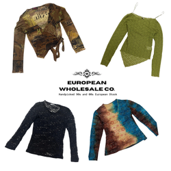 Y2K Magliette in Rete Europee Mix (EWC426)