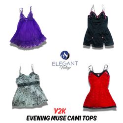 Y2K Evening Muse Cami Tops - EV0756