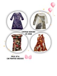 Y2K Printed Dresses -VR-0068)