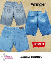 Branded Denim Shorts Including Wrangler, Levis and..