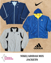 Vestes de marque comprenant Nike, Adidas, Columbia..