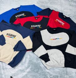 Blood Sweatshirts de style Stussy Rework