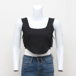 CR345 Stile Rielaborato Top Corto Femminile Street..