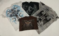 CR4584 Vintage Men's Skull T-Shirts