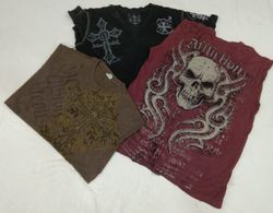 CR4588 Vintage Mix Skull T-Shirts