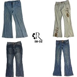Y2K Britney Era Unique Denim Jeans(Rw-510)