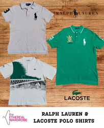 Ralph Lauren & Lacoste Poloshirts
