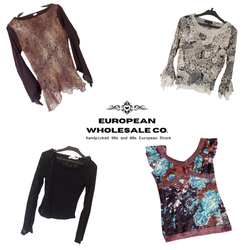 Y2K Italian IT girl Mesh Tops Mix (EWC43..