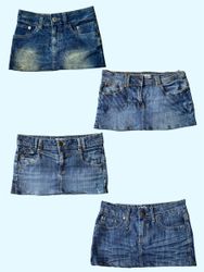 Falda Mini Retro Stitch Pocket – Falda Mini Y2K (T..