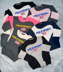 Sudadera de estilo reworked de Polo Spor..