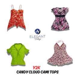Y2K Candy Cloud Cami Tops - EV0767