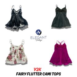 Y2K Fairy Flutter Cami Tops - EV0768