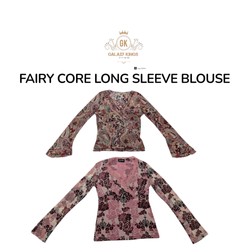 FAIRY CORE LANGÄRMLIGE BLUSE