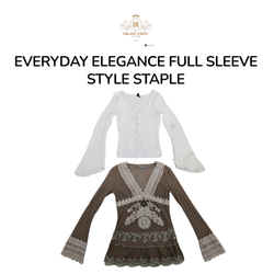 Alltags-Eleganz Vollarm Stil Grundbausteine