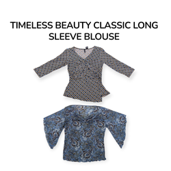 ZEITLOSE SCHÖNHEIT KLASSISCHE LANGÄRMELIGE BLUSE