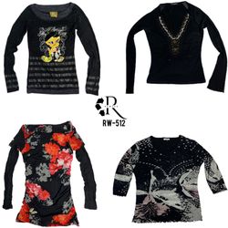 Y2K Soft Girl Full Sleeve Tops (RW-512)