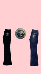 Y2K Denim Flared Jeans