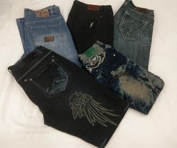 CR4596 Jeans da uomo vintage di design