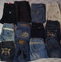 GUESS JEANS  AND OTHER MIX BRANDS MINI SHORTS (ID ..