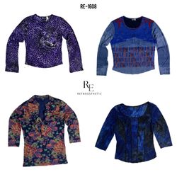 Y2K Iconic Girl Magliette a Maniche Lunghe (RE-160..