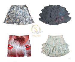 Y2K Long and Short Mixed Skirt