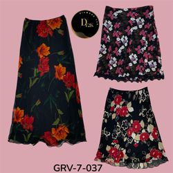 ミックスポリスカート – 軽量で多用途なデイリースタイル (GRV-7-037)