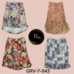 Gonna in poliestere misto – Leggera, fluida, stile..