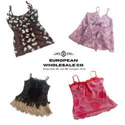 Y2K Tops de Alça de Verão Europeu (EWC449)