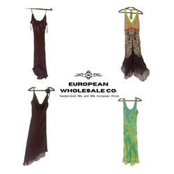 Vestidos Midi de Verão Europeu Y2K (EWC452)