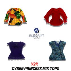 Mix de Tops Cyber Princess Y2K - EV0779