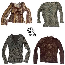 Y2K Grunge Full Sleeve Tops(RW-524)