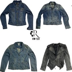 Y2K Cyber Girl Era Denim Jackets (RW-531)