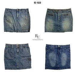 Y2K Britney Era Denim Mini Skirts (RE-1620)