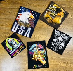 Camisetas de mezcla de estampados