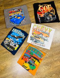 Racing print T-shirts