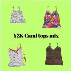 Y2K Italian Summer Cute Cami Tops Mix (12)