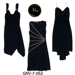 Robe Poly noire pour femme – Tissu doux | Tenue dé..