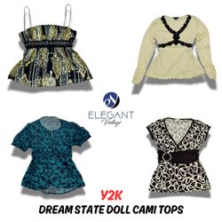 Y2K Traumzustand Puppe Cami Tops - EV0344