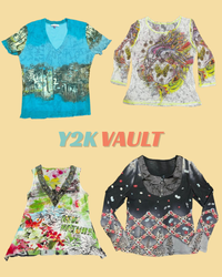 Y2k Graphic tops (YV-223)