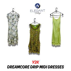 Vestidos Midi Y2K Dreamcore Drip - EV0783
