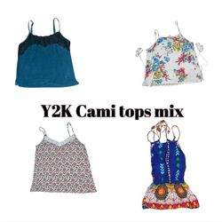 Y2K Italian Summer Cute Cami Tops Mix (15)