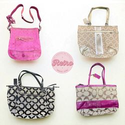 Y2k coach colour pop bags