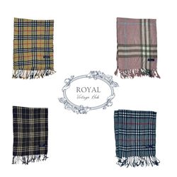 Burberry scarves 100% cashmere
