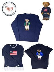 T1187 Ralph Lauren Orso/Bandiera/Maglione