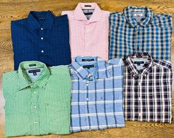 Tommy button up shirts