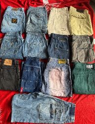 Denim hip hop jorts