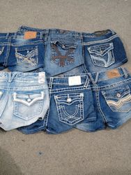 HD1059 Shorts Sexy Y2K Femmes Upcyclés Embellïs
