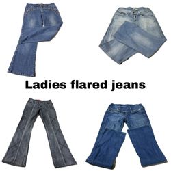 Ladies flared jeans