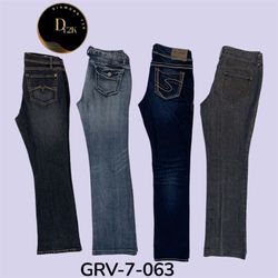 Grey Flared Jeans for Women – Retro Style, Bootcut..
